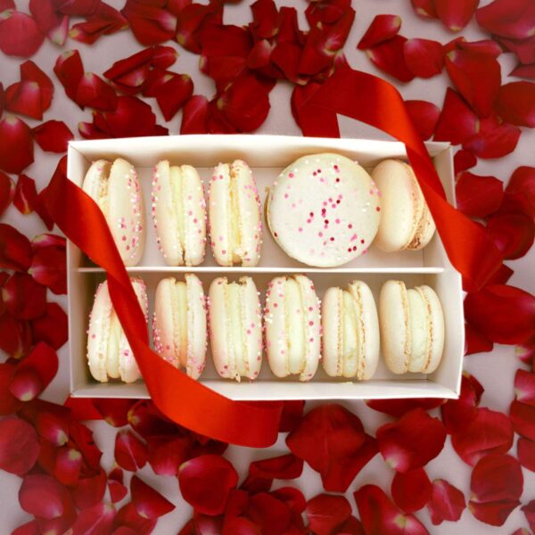Valentines vanilla macrons A731929 Dave Ryan Media 1600 - Valentines vanilla macrons - Gabi Bakes Cakes